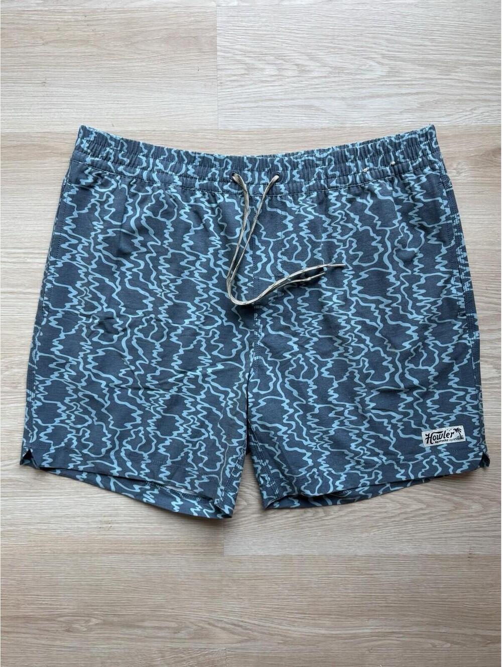 Howler Bros Boardshorts Men's X-Large 6.5” Inseam Ocean Motion Shimmer Beach